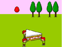 Juego-de-lanzamiento-de-las-fresas